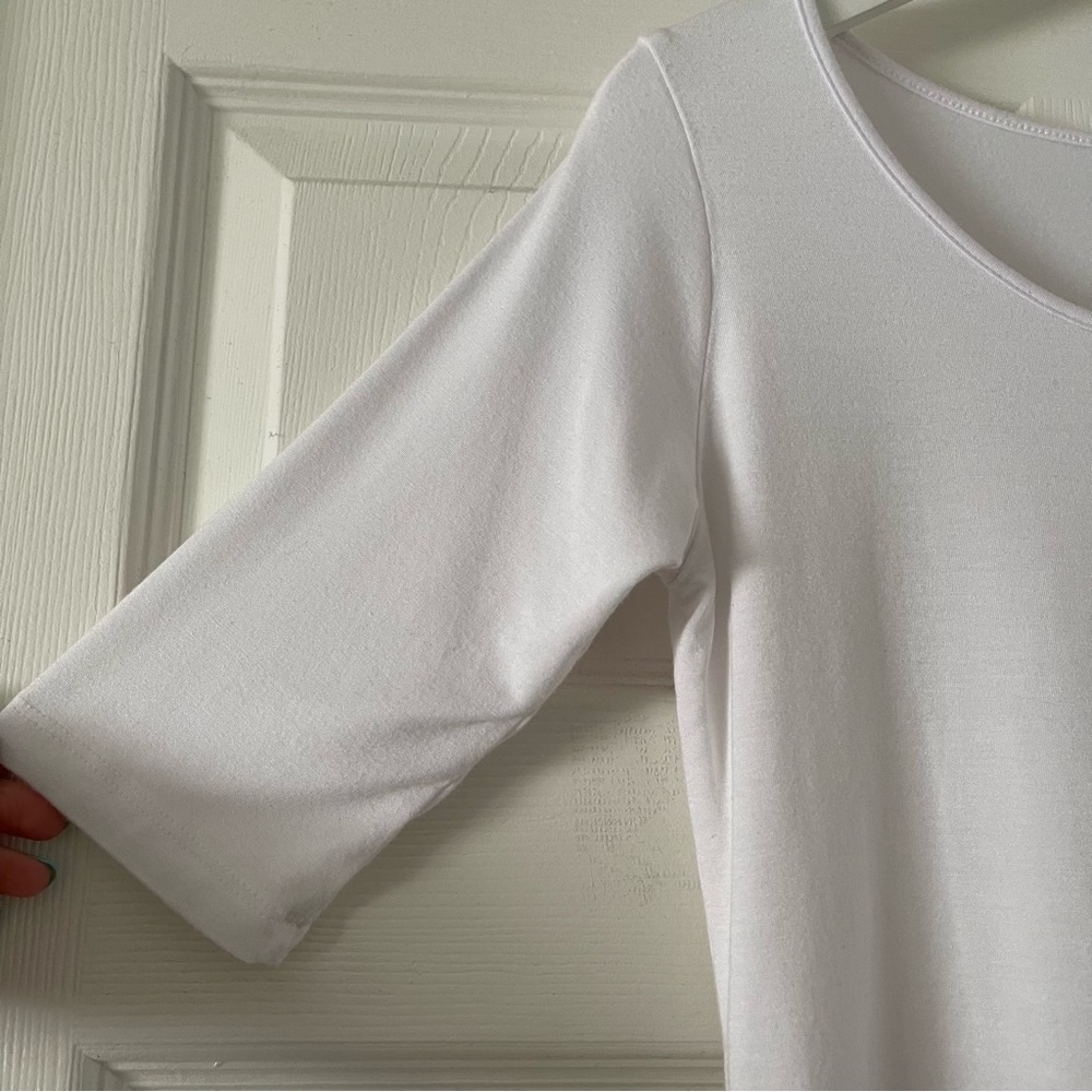 Comfy Usa Elbow Sleeve Basic Tee - image 3